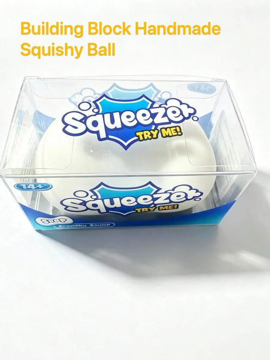 Crunchy Squishy Soap Block Hand‑made Ball, ASMR Sound‑Controlled Fidget Stress Relief Toy, Anxiety Relief Squeeze Fingertip Toy, Ideal Gift for Birthday, Christmas, Valentine’s Day, Back‑to‑School & Kids Party Favors