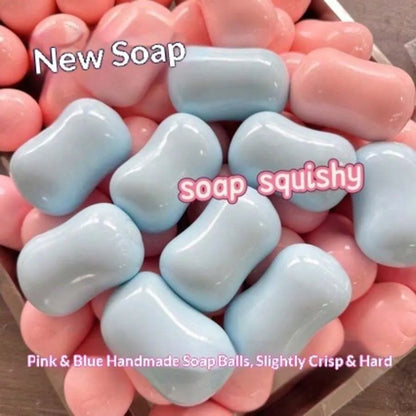 Crunchy Squishy Soap Block Hand‑made Ball, ASMR Sound‑Controlled Fidget Stress Relief Toy, Anxiety Relief Squeeze Fingertip Toy, Ideal Gift for Birthday, Christmas, Valentine’s Day, Back‑to‑School & Kids Party Favors