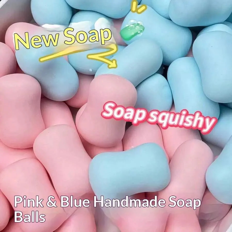 Crunchy Squishy Soap Block Hand‑made Ball, ASMR Sound‑Controlled Fidget Stress Relief Toy, Anxiety Relief Squeeze Fingertip Toy, Ideal Gift for Birthday, Christmas, Valentine’s Day, Back‑to‑School & Kids Party Favors