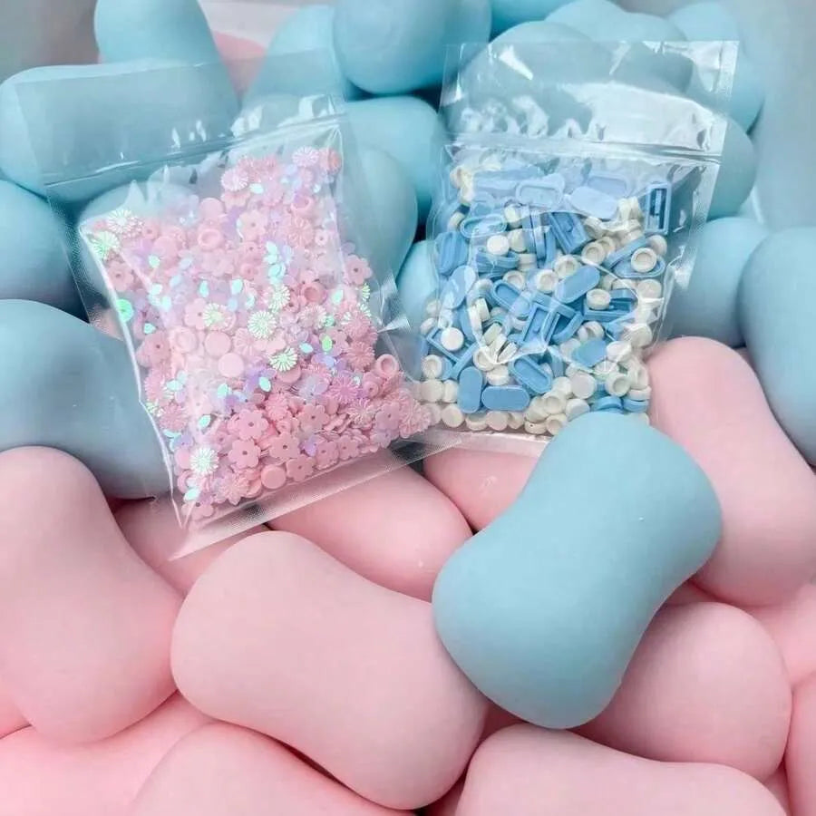 Crunchy Squishy Soap Block Hand‑made Ball, ASMR Sound‑Controlled Fidget Stress Relief Toy, Anxiety Relief Squeeze Fingertip Toy, Ideal Gift for Birthday, Christmas, Valentine’s Day, Back‑to‑School & Kids Party Favors