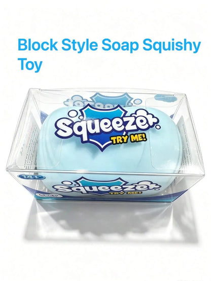 Crunchy Squishy Soap Block Hand‑made Ball, ASMR Sound‑Controlled Fidget Stress Relief Toy, Anxiety Relief Squeeze Fingertip Toy, Ideal Gift for Birthday, Christmas, Valentine’s Day, Back‑to‑School & Kids Party Favors