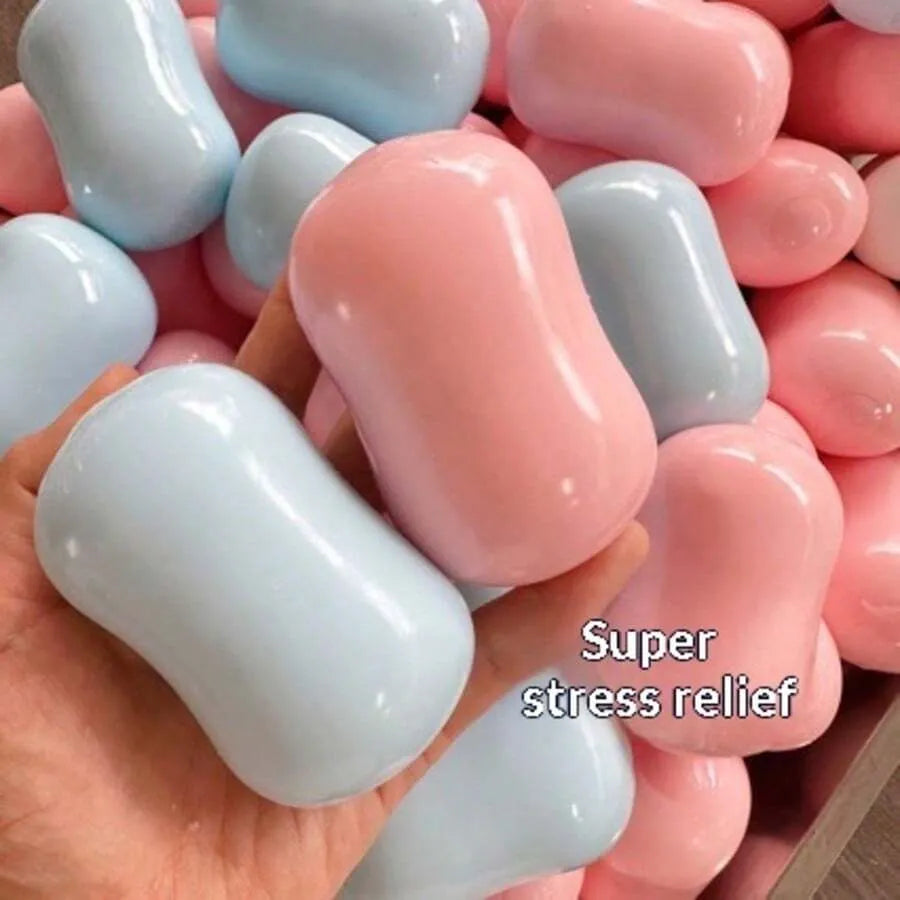 Crunchy Squishy Soap Block Hand‑made Ball, ASMR Sound‑Controlled Fidget Stress Relief Toy, Anxiety Relief Squeeze Fingertip Toy, Ideal Gift for Birthday, Christmas, Valentine’s Day, Back‑to‑School & Kids Party Favors